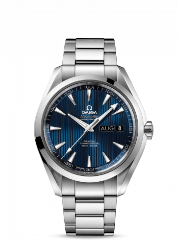 Omega Seamaster Aqua Terra 150M Co-Axial 43 Annual Calendar Stainless Steel / Blue / Bracelet 231.10.43.22.03.002