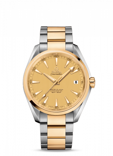 Omega Seamaster Aqua Terra 150m Master Co-Axial 41.5 Stainless Steel / Yellow Gold / Champagne / Bracelet 231.20.42.21.08.001