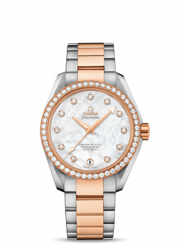 Omega Seamaster Aqua Terra 150M Master Co-Axial 38.5 Stainless Steel / Red Gold / Diamond / MOP / Bracelet 231.25.39.21.55.001