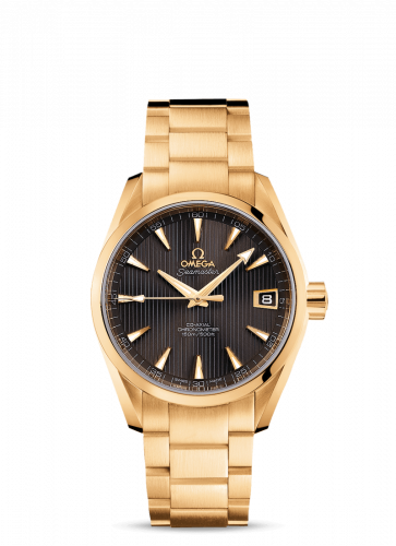 Omega Seamaster Aqua Terra 150M Co-Axial 38.5 Yellow Gold / Grey / Bracelet 231.50.39.21.06.002