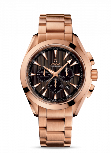 Omega Seamaster Aqua Terra 150M Co-Axial 44 Chronograph Red Gold / Grey / Bracelet 231.50.44.50.06.001