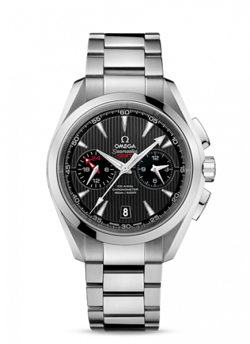Omega Seamaster Aqua Terra 150M Co-Axial 43 GMT Chronograph Stainless Steel / Grey / Bracelet 231.10.43.52.06.001