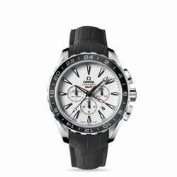 Omega Seamaster Aqua Terra 150M Co-Axial 44 GMT Chronograph Stainless Steel / Silver 231.13.44.52.04.001