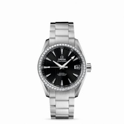 Omega Seamaster Aqua Terra 150M Co-Axial 38.5 Stainless Steel / Diamond / Black / Bracelet 231.15.39.21.51.001