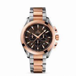 Omega Seamaster Aqua Terra 150M Co-Axial 44 Chronograph Stainless Steel / Red Gold / Grey / Bracelet 231.20.44.50.06.001
