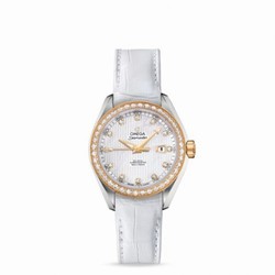 Omega Seamaster Aqua Terra 150M Co-Axial 34 Stainless Steel / Yellow Gold / Diamond / MOP 231.28.34.20.55.001