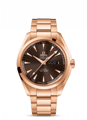 Omega Seamaster Aqua Terra 150M Co-Axial 43 Annual Calendar Red Gold / Grey / Bracelet 231.50.43.22.06.003