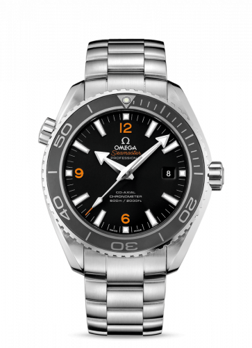 Omega Seamaster Planet Ocean 600M Co-Axial 45.5 Stainless Steel / Orange Numerals / Bracelet 232.30.46.21.01.003