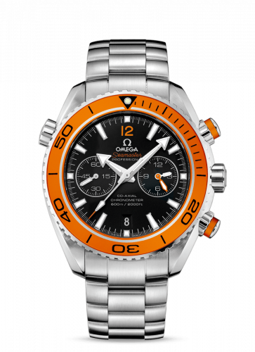 Omega Seamaster Planet Ocean 600M Co-Axial 45.5 Chronograph Stainless Steel / Orange / Bracelet 232.30.46.51.01.002