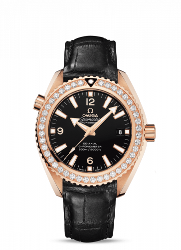 Omega Seamaster Planet Ocean 600M Co-Axial 42 Red Gold / Diamond / Alligator 232.58.42.21.01.001