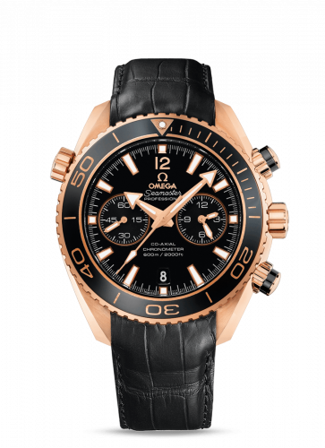 Omega Seamaster Planet Ocean 600M Co-Axial 45.5 Chronograph Red Gold / Ceragold / Alligator 232.63.46.51.01.001