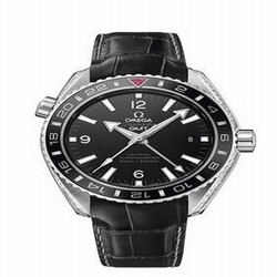 Omega Seamaster Planet Ocean 600M Co-Axial 43.5 GMT Platinum / Diamond / Abu Dhabi 232.98.44.22.01.005