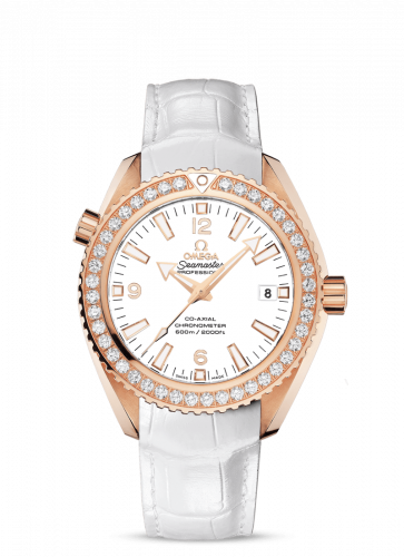 Omega Seamaster Planet Ocean 600M Co-Axial 42 Red Gold / Diamond / White / Alligator 232.58.42.21.04.001