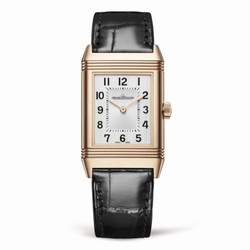 Jaeger-LeCoultre Reverso Classic Medium Thin Pink Gold / Silver / Alligator 2542540