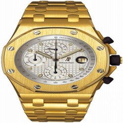 Audemars Piguet Royal Oak OffShore 25721 Chronograph Yellow Gold / Silver 25721BA.O.1000BA.03