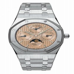 Audemars Piguet Royal Oak 25820 Perpetual Calendar Platinum / Salmon 25820PT.O.0944PT.04