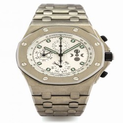 Audemars Piguet Royal Oak OffShore 25854 Perpetual Calendar Titanium / Silver 25854TI.OO.1150TI.01