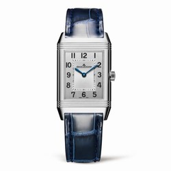 Jaeger-LeCoultre Reverso Classic Medium Duetto Stainless Steel / Silver / Alligator 2588422