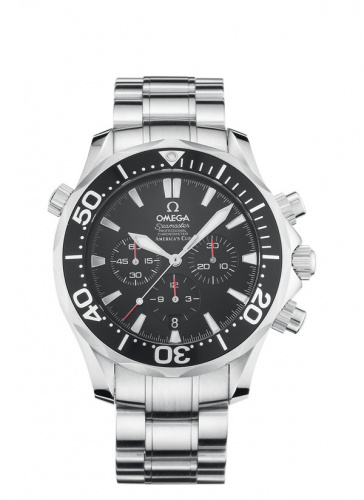 Omega Seamaster Diver 300M Automatic 41.5 Chronograph Stainless Steel / Black / Bracelet / America's Cup 2594.50.00