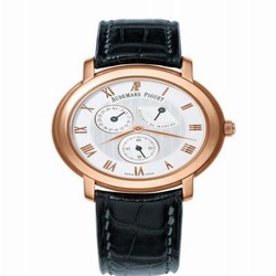 Audemars Piguet Jules Audemars Small Seconds & Power Reserve Pink Gold / Silver 25955OR.OO.D002CR.01