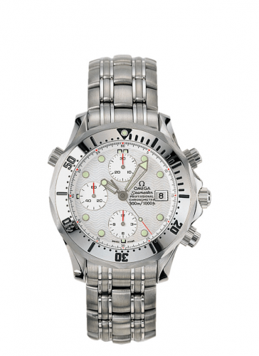 Omega Seamaster Diver 300M Automatic 41.5 Chronograph Stainless Steel / White / Bracelet 2598.20.00