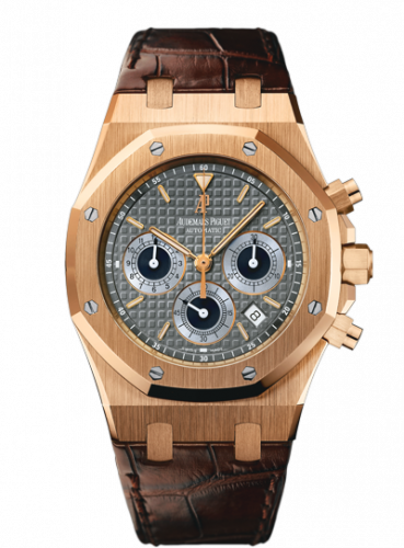 Audemars Piguet Royal Oak 26022 Chronograph Pink Gold / Brown / Strap 26022OR.OO.D098CR.02