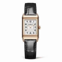 Jaeger-LeCoultre Reverso Classic Small Pink Gold / Silver / Alligator 2602540
