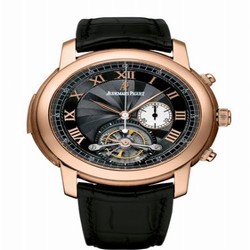 Audemars Piguet Jules Audemars Minute Repeater Tourbillon Chronograph Pink Gold / Black 26050OR.OO.D002CR.01