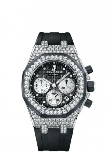 Audemars Piguet Royal Oak Offshore 26092 Lady Chronograph White Gold / Black 26092CK.ZZ.D002CA.01