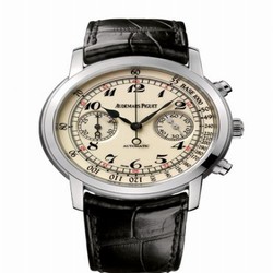 Audemars Piguet Jules Audemars 26100 Chronograph White Gold / Creme Vintage 26100BC.OO.D002CR.01