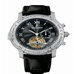Audemars Piguet Jules Audemars Minute Repeater Tourbillon Chronograph White Gold / Diamond / Black 26118BC.ZZ.D002CR.01