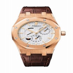 Audemars Piguet Royal Oak 26120 Dual Time Pink Gold / Silver 26120OR.OO.D088CR.01