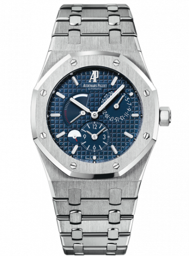 Audemars Piguet Royal Oak Dual Time Stainless Steel / Blue 26120ST.OO.1220ST.02