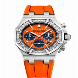Audemars Piguet Royal Oak OffShore 26231 Lady Chronograph Stainless Steel / Zest / Diamond 26231ST.ZZ.D070CA.01