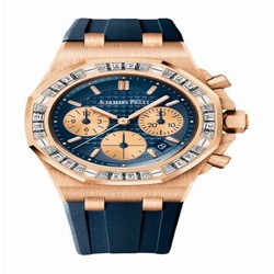 Audemars Piguet Royal Oak OffShore Lady Chronograph Pink Gold / Blue / Bartorelli 26236OR.ZZ.D027CA.01