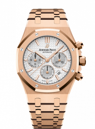 Audemars Piguet Royal Oak Chronograph 38 Pink Gold / Silver 26315OR.OO.1256OR.02