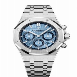 Audemars Piguet Royal Oak Chronograph 38 White Gold / Light Blue 26317BC.OO.1256BC.01