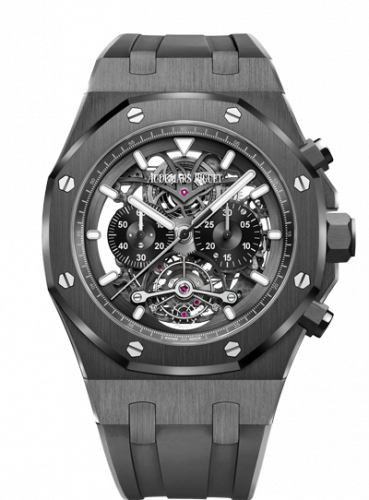Audemars Piguet Royal Oak 26343 Tourbillon Chronograph Openworked Ceramic 26343CE.OO.D002CA.01