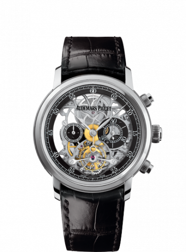 Audemars Piguet Jules Audemars 26346 Tourbillon Chronograph Openworked White Gold Boutique 26346BC.OO.D002CR.01