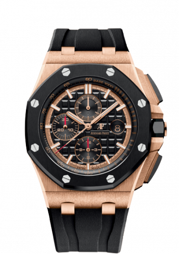 Audemars Piguet Royal Oak Offshore 42 Pink Gold / Ceramic / Black / Rubber 26401RO.OO.A002CA.02
