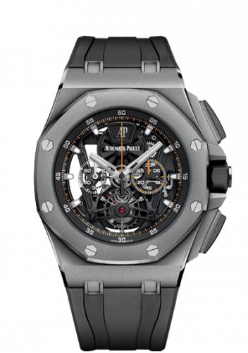 Audemars Piguet Royal Oak Offshore Tourbillon Chronograph Openworked Titanium / Rubber 26407TI.GG.A002CA.01