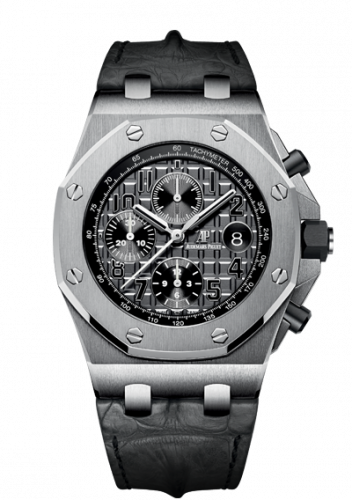 Audemars Piguet Royal Oak Offshore 26470 Stainless Steel / Grey / Alligator 26470ST.OO.A104CR.01