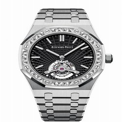 Audemars Piguet Royal Oak Ultra Thin Tourbillon White Gold / Diamond / Japan 26521BC.ZZ.1220BC.01
