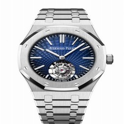 Audemars Piguet Royal Oak Self-Winding Flying Tourbillon Stainless Steel / Blue 26530ST.OO.1220ST.01