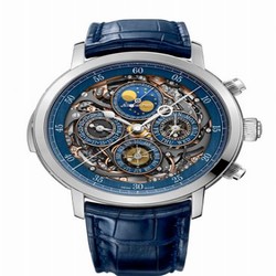 Audemars Piguet Jules Audemars Grande Complication Openworked Platinum / Blue 26554PT.OO.D028CR.01