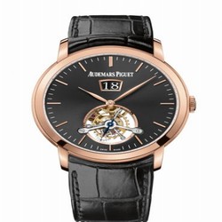 Audemars Piguet Jules Audemars Tourbillon Grande Date Pink Gold / Black 26559OR.OO.D002CR.01