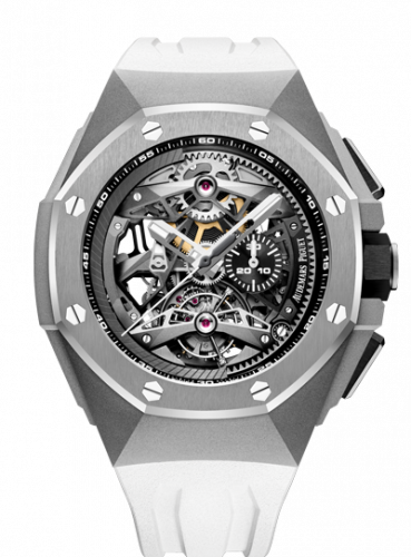 Audemars Piguet Royal Oak Concept Tourbillon Chronograph Openworked Selfwinding Titanium / White 26587TI.OO.D010CA.01
