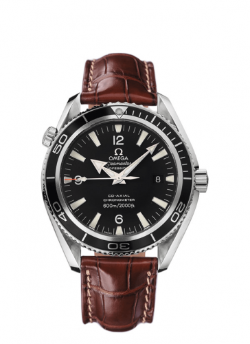 Omega Seamaster Planet Ocean 600M Co-Axial 42 Stainless Steel / Black / Alligator 2901.50.37