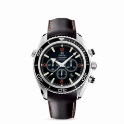 Omega Seamaster Planet Ocean 600M Co-Axia 45.5 Chronograph Stainless Steel / Orange Numerals / Rubber 2910.51.82