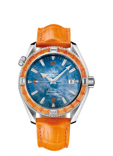 Omega Seamaster Planet Ocean 600M Co-Axial 42 Mecanique 20 Sapphires / Short Strap 2913.50.48